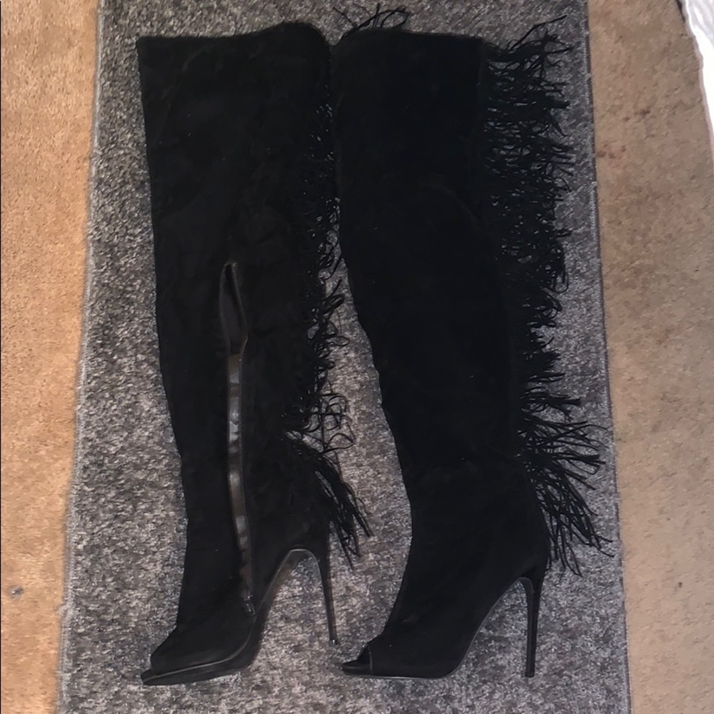 Knee high heels